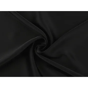 Satén splývavý Rose, barva 10 (22) (185 g/m²) černá