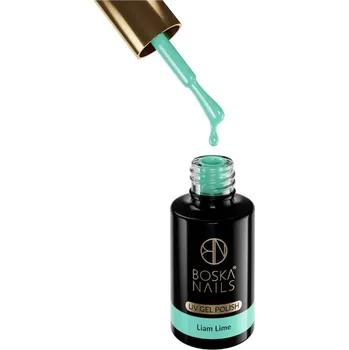 Přípravek na nehty Gel lak Liam Lime no 457 Boska Nails 6 ml