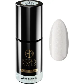 Lak na nehty Gel lak Divine White Samanta no 360 Boska Nails 6 ml