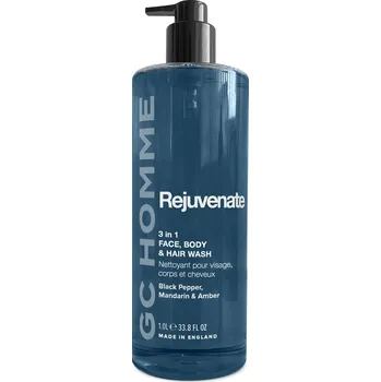 Sprchový gel Grace Cole GC Homme - Rejuvenate Pánské tělové mýdlo 3v1, 1L