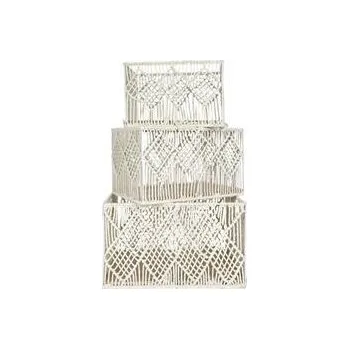 Úložný box Sada 3 košů BOHO