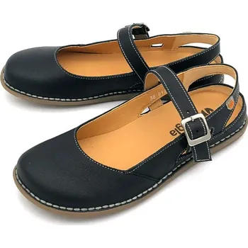 Dámské baleríny Dámské kožené baleríny 8148 Jungla černé Barva: černá, Velikost: 38