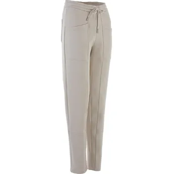 Dámské kalhoty SVĚTLE BÉŽOVÉ KALHOTOVÉ TEPLÁKY Red Button