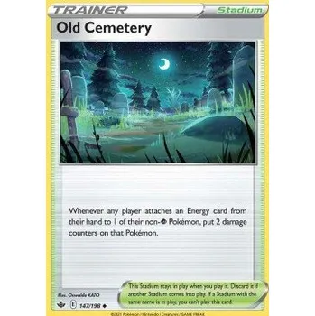 Společenská hra Pokémon CRE 147/198 Old Cemetery - Chilling Reign Stav: Near Mint, Verze: NORMAL