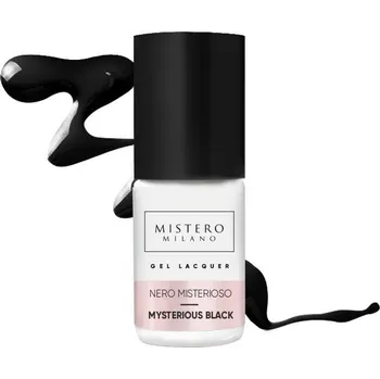 Lak na nehty Mistero Milano - Gel lak - MYSTERIOUS BLACK 7ml