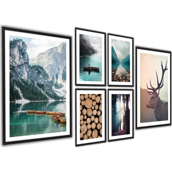 Obraz Plakát Sada bez rámečků 6 Ks bez rámu 120 x 50 cm