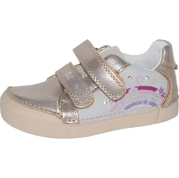 Dětská treková obuv D.D.step dívčí obuv S068-51865BM Barva: metalická, Velikost: 27