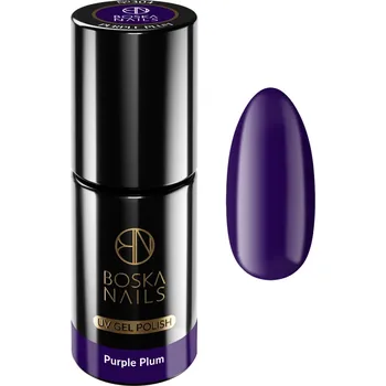 Přípravek na nehty Gel lak Divine Purple Plum no 304 Boska Nails 6 ml