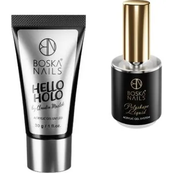 Umělé nehty Akrygel Hello Holo by Claudia Mastek LIQUID ZDARMA