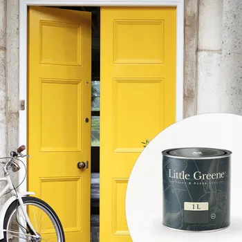 Olej na dřevo Little Greene Barva na dveře a zárubně - Venkovní - Vysoký lesk - Olej 1L - Traditional Oil Gloss Vyberte odstín:: Aquamarine Mid (284)