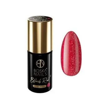 Lak na nehty Gel lak Bflash Red no 374 Boska Nails 6 ml