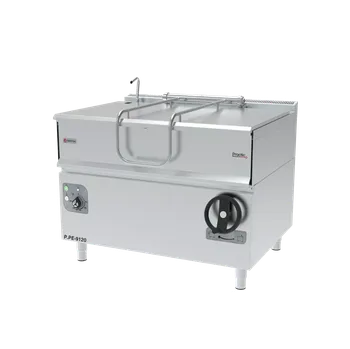 Sporák GastroHaal P.PE-9120-C Elektrická sklopná smažící pánev 120 l litinová vana (Practic, Elektrická sklopná smažící pánev 120 litrů litinová vana P.PE-9120-C)