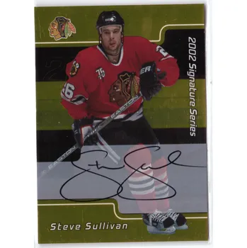 Sběratelská karetní hra 2001-02 Bap Signature Series STEVE SULLIVAN Gold Auto Podpis