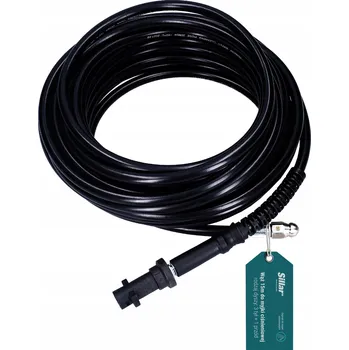 Příslušenství pro vysokotlaký čistič Hadicí Sillar 15 m pro čištění kanalizace s tryskou 3+1 pro Karcher K2-K7