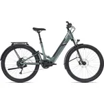Celoodpružené elektrokolo ROCK MACHINE CrossRide e450 FS Touring Gloss Grey/Black - M 2026