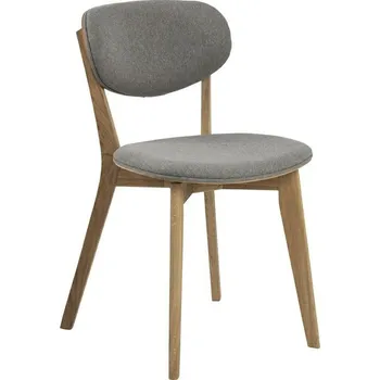 Jídelní židle Jídelní židle Minsk Actona šedá čalouněná skandinávská dřevěná do obýváku