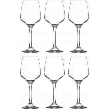 Sklenice Skleničky na červené víno LAV Lal, bezbarvé, 400ml, 6 ks