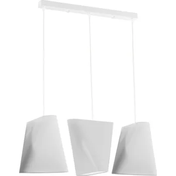 Moderní bílý lustr Blum 3 závěsné svítidlo do obýváku a nad stůl