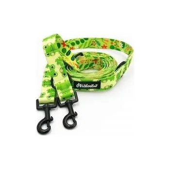 Vodítko pro psa Vodítko pro psa Přepínatelná Zelená Žabka Psiakrew 220 cm