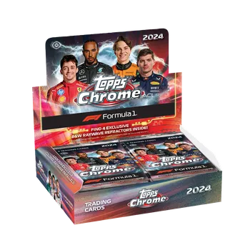 Karetní hra 2024 Topps Chrome F1 Formula 1 Qualifying Lap Hobby Box