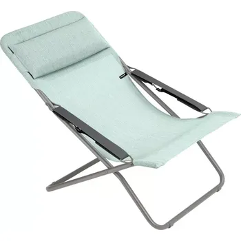Zahradní lehátko Polohovací lehátko TRANSABED BatylineDUO modrozelená Mistral