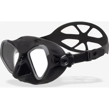 Potápěčská maska C4 CARBON Maska na podmořský rybolov a freediving Carbon Condor s úpravou proti zamlžování ČERNÁ|ŠEDÁ