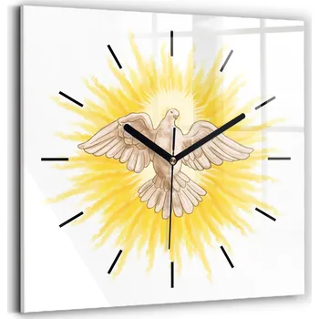 Hodiny Nástěnné hodiny SacroArte bílé 30 cm