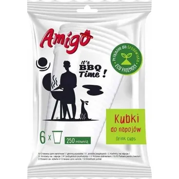 Jednorázové nádobí Amigo Kelímky na nápoje 6 Ks.