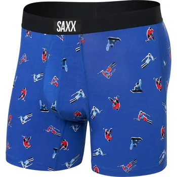 Pánské spodní prádlo Pánské boxerky SAXX Vibe Super Soft Boxer Brief winter action-sport blue L