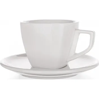 šálek + podšálek 250ml square ALBA BÍ porcelánový