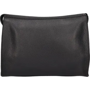 Kabelka Dámská kožená crossbody kabelka Italia Gisell - černá