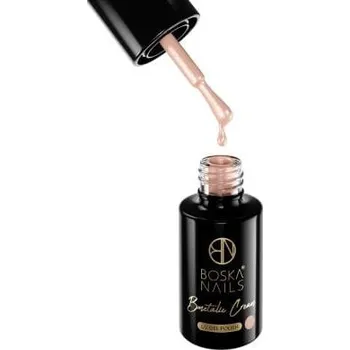 Přípravek na nehty Outlet Gel lak Bmetalic Cream no 394 Boska Nails 6 ml