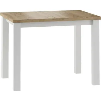 Jídelní stůl Intesi Stůl Ronda 70x100cm zlatý dub/bílá