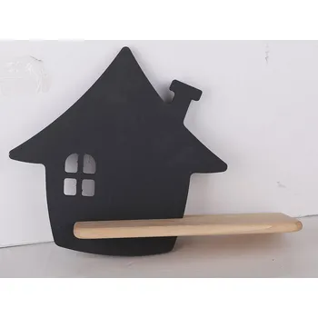 Nástěnné svítidlo Nástěnné LED svítidlo House černé dřevěné klasické do dětského pokoje 4W 4000K CANDELLUX