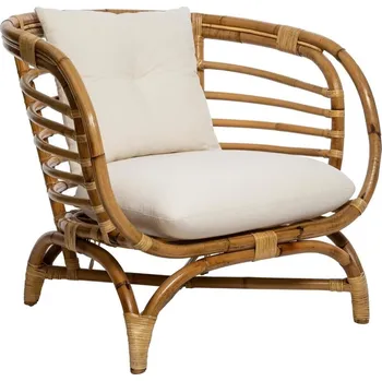 Křeslo Atmosphera Farah rattanové křeslo bílé