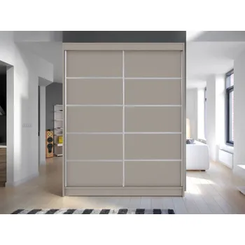 Posuvná skříň Belgia IV, Barva: kašmír, Osvětlení: bez osvětlení MIRJAN 5903211405211