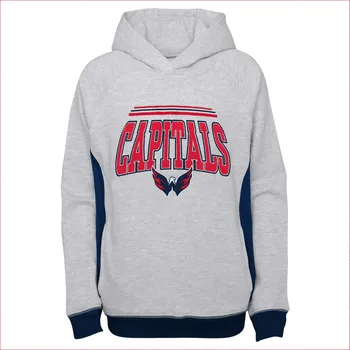 Chlapecká mikina Outerstuff Dětská mikina Washington Capitals NHL Power Play Raglan Pullover Velikost: Dětské XL (14 - 16 let)
