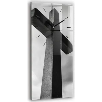 Hodiny Nástěnné hodiny SacroArte šedé 30 cm