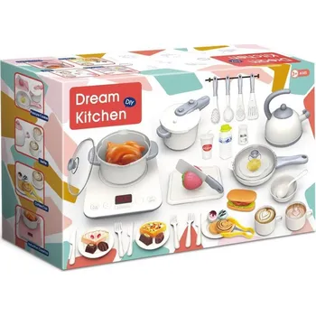 Hra na obchod Bavytoy Sada nádobí 55 ks šedá