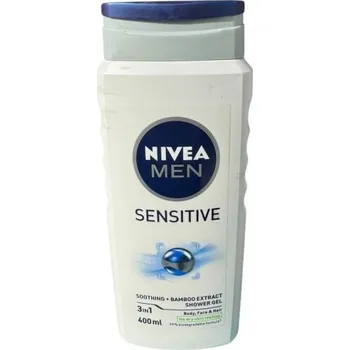 Koupelová kosmetika Nivea sprchový gel pro muže 400 ml sensitive 3v1