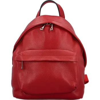 Městský batoh Trendy dámský kožený batoh Finley, červený