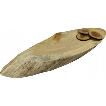 Konferenční stolek Vrchní deska Dřevěný plát pro konferenční stolek BOROVICE , borovicové řezy 80-85 cm č. 095102