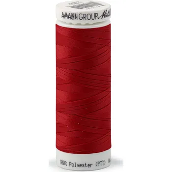 Nit Polyesterové elastické nitě Seraflex Mettler návin 130 m Varianta: 0504 červená, Balení: 5 ks