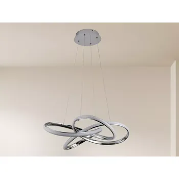 Nástěnné svítidlo LED svítidlo + dálkový ovladač 65W - J4332/CH