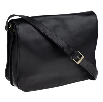 Pánská aktovka NovaKabelka.cz Kožená aktovka Rocco Nero