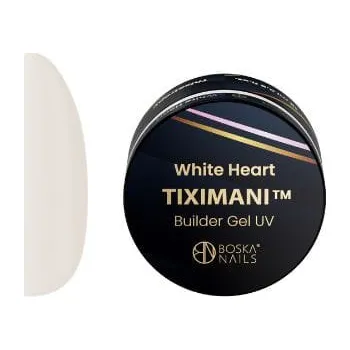 Přípravek na nehty Base Gel UV s tekutou pamětí Tiximani White Heart Boska Nails 15 ml