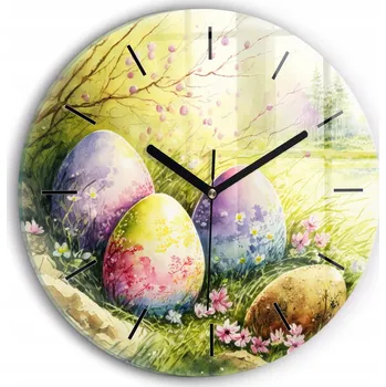 Hodiny Nástěnné hodiny SacroArte žluté 30 cm