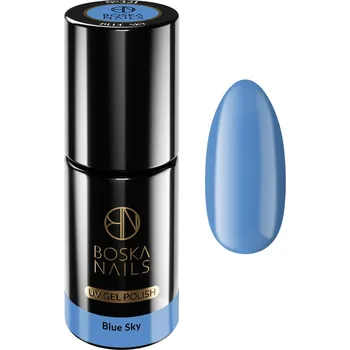 Přípravek na nehty Gel lak Divine Blue Sky no 321 Boska Nails 6 ml