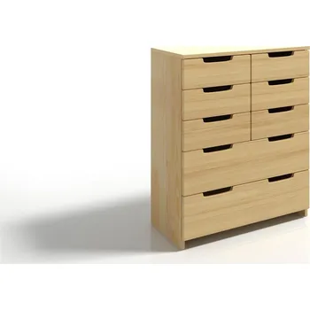 Komoda Komoda se zásuvkami SKANDICA Spectrum 8 bílá dřevěná skandinávská do obýváku a ložnice