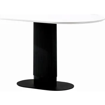 Jídelní stůl Intesi Stůl Maxim bílý/černý